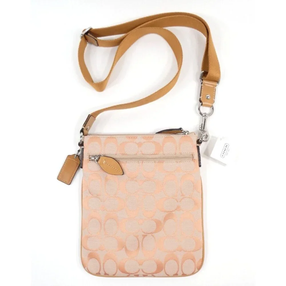 Coach Penelope Signature Tangerine Swingpack NWT‎ F43631